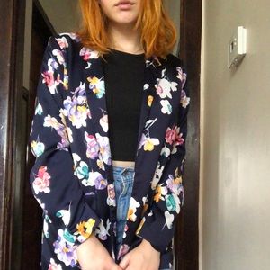 Floral blazer